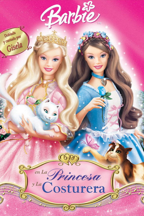 Carátula de Barbie en La princesa y la costurera