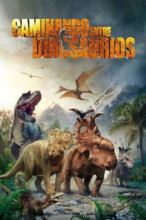 Carátula Caminando entre dinosaurios