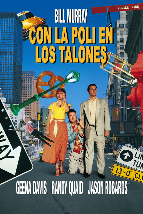 Carátula de Con la poli en los talones