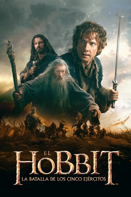 Carátula El hobbit: La batalla de los cinco ejércitos