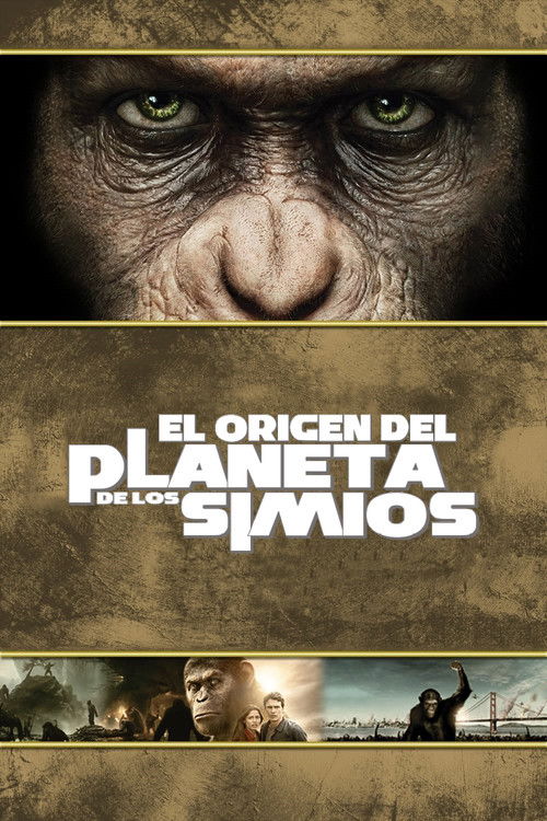 Carátula de El origen del planeta de los simios