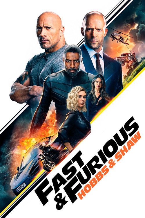 Carátula Fast and Furious. Hobbs y Shaw