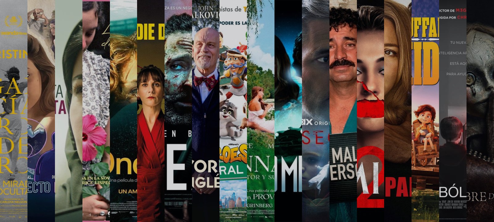 Mosaico de carátulas de las películas de esta guía