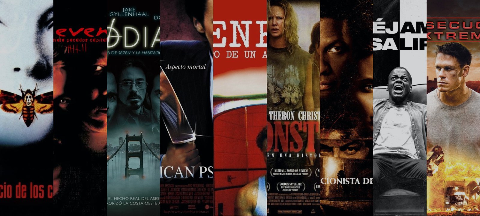 Mosaico de carátulas de las películas de esta guía