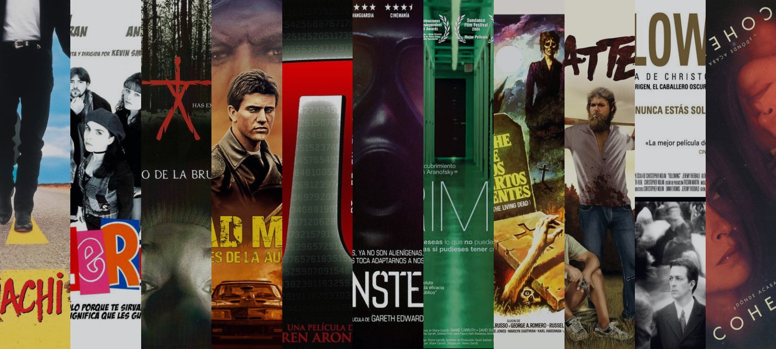 Mosaico de carátulas de las películas de esta guía