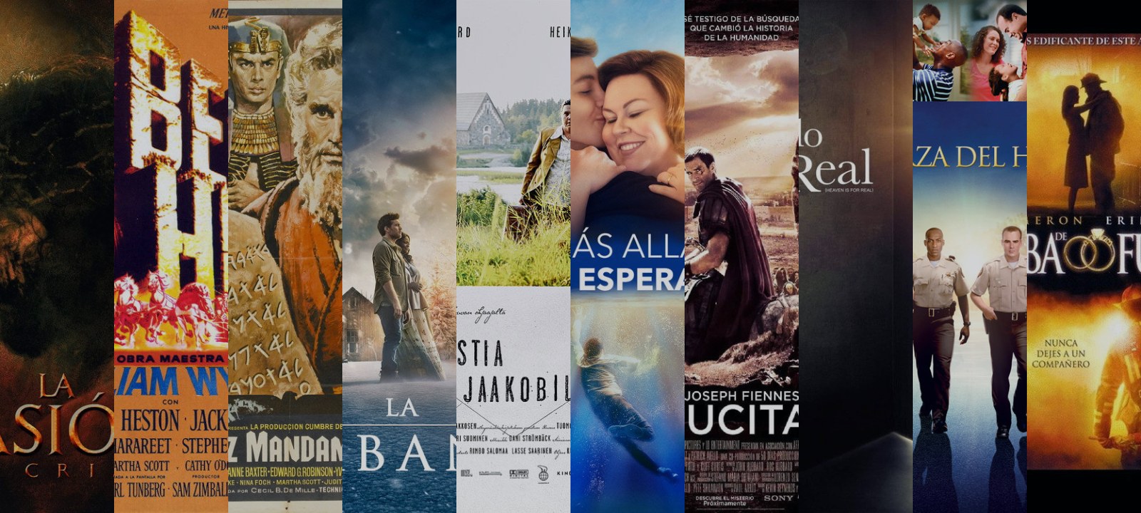 Mosaico de carátulas de las películas de esta guía