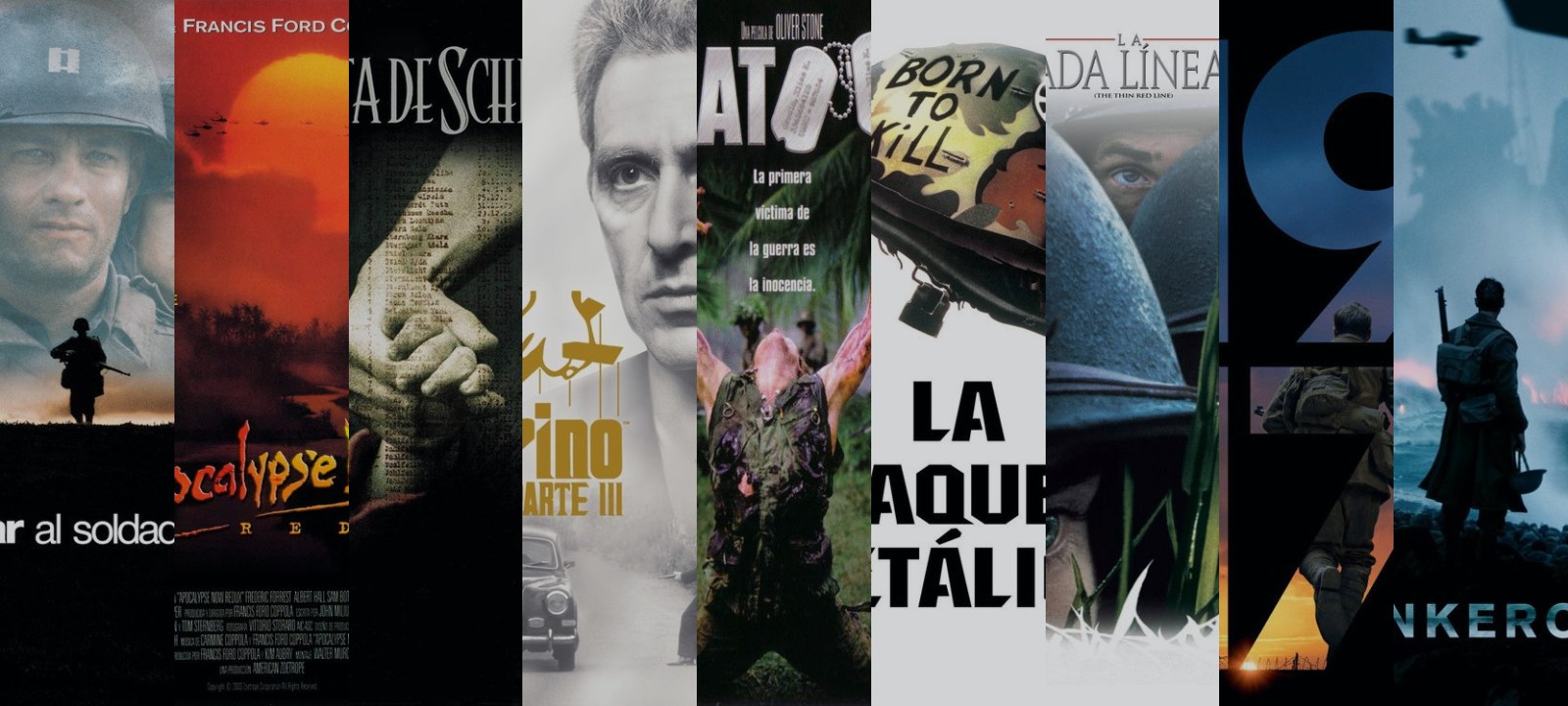 Mosaico de carátulas de las películas de esta guía