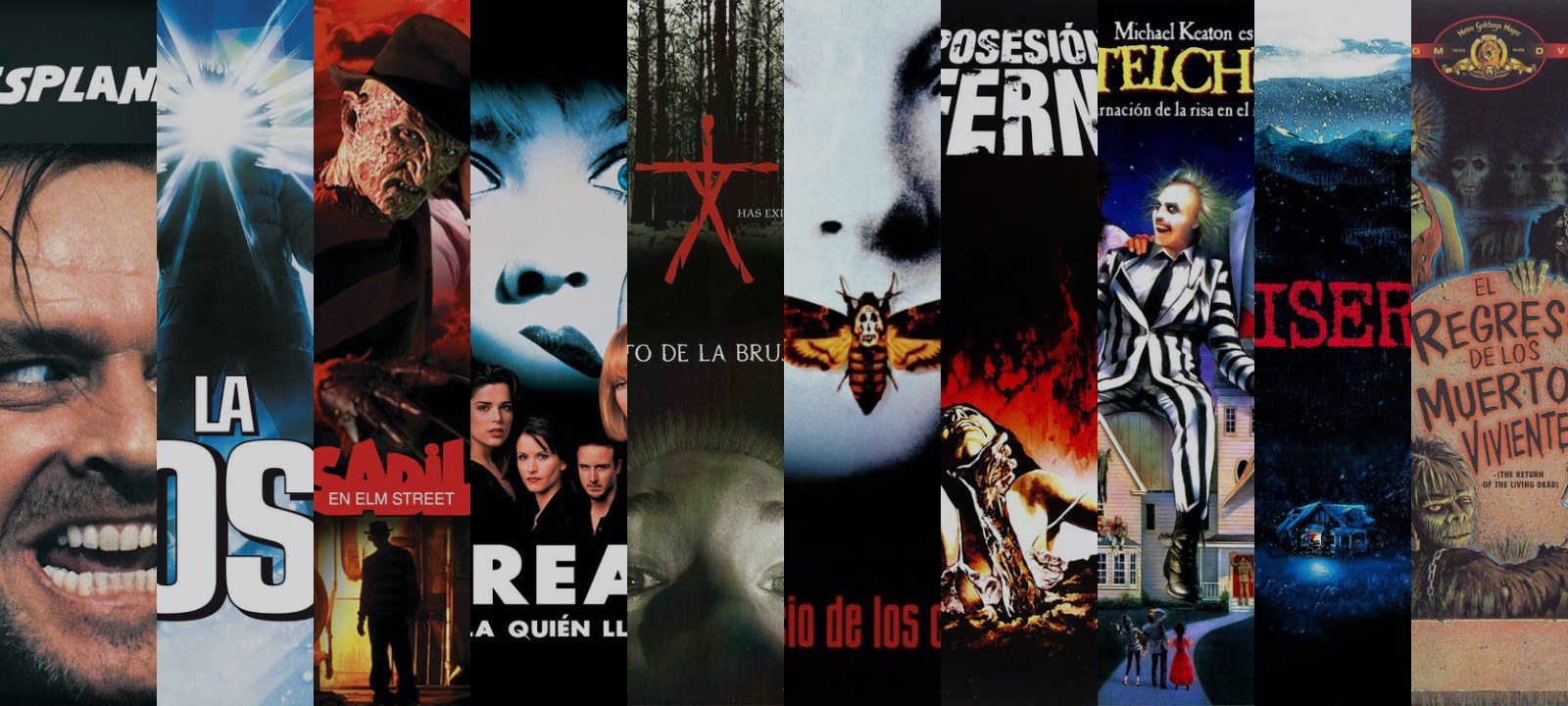 Mosaico de carátulas de las películas de esta guía
