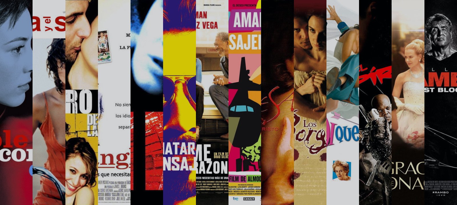 Mosaico de carátulas de las películas de esta guía