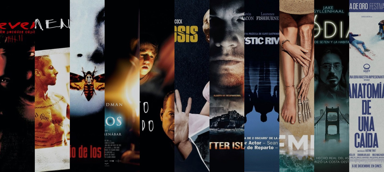 Mosaico de carátulas de las películas de esta guía