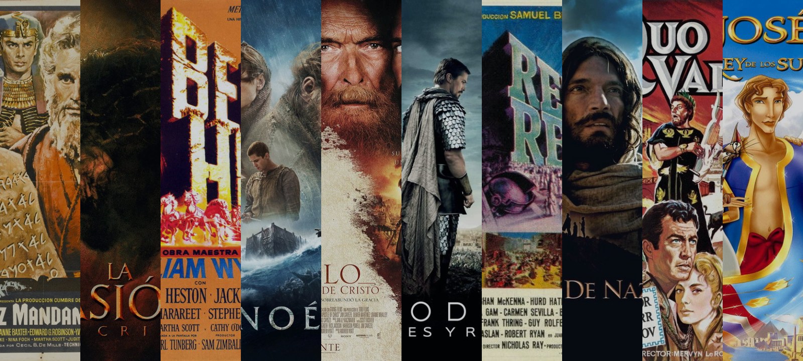 Mosaico de carátulas de las películas de esta guía