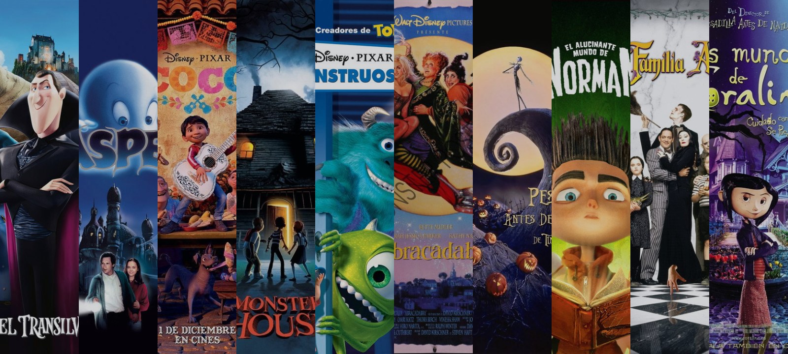 Mosaico de carátulas de las películas de esta guía