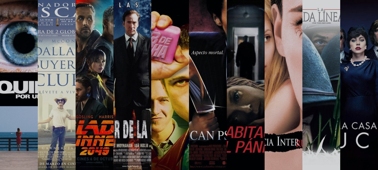 Mosaico de carátulas de las películas de esta guía