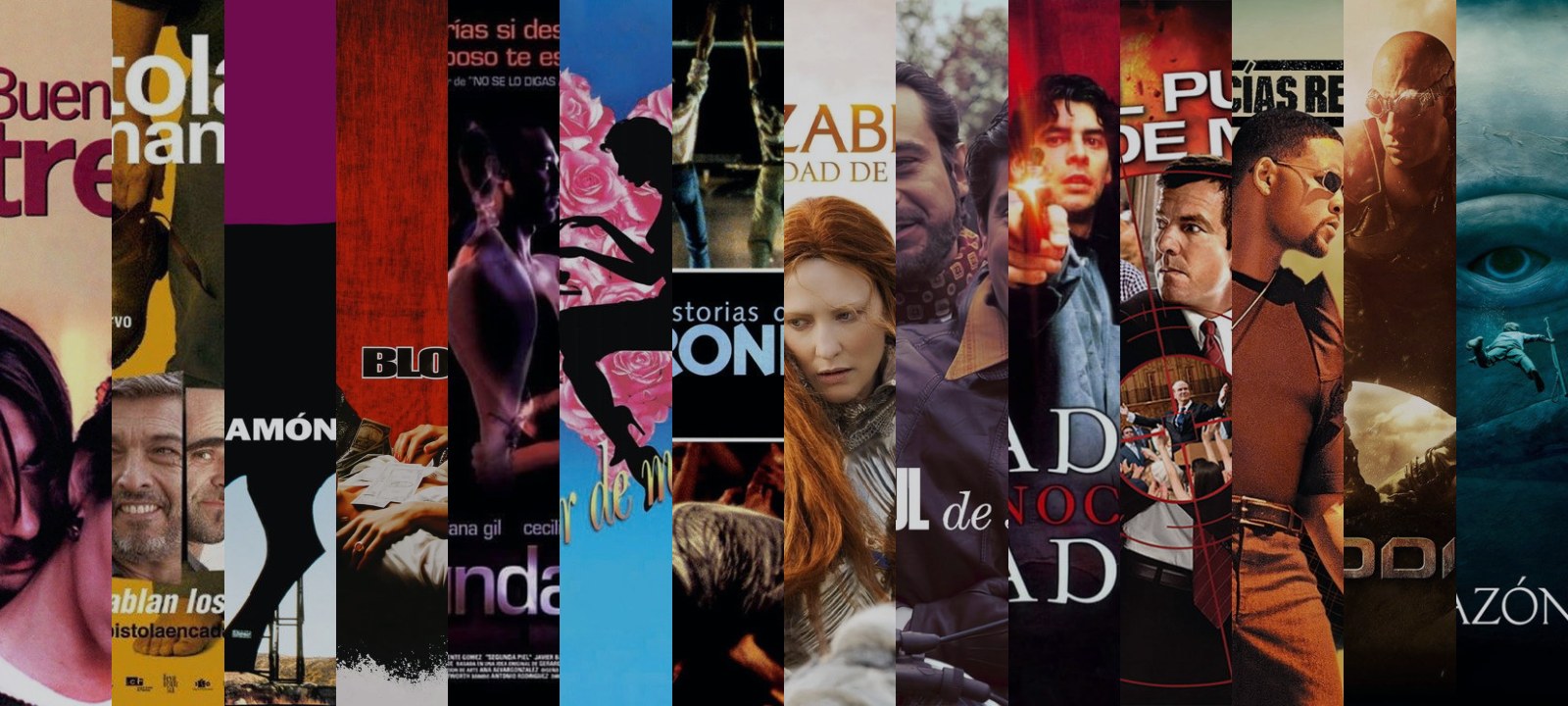 Mosaico de carátulas de las películas de esta guía