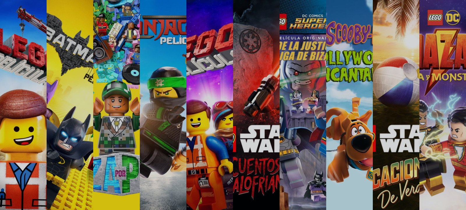 Mosaico de carátulas de las películas de esta guía