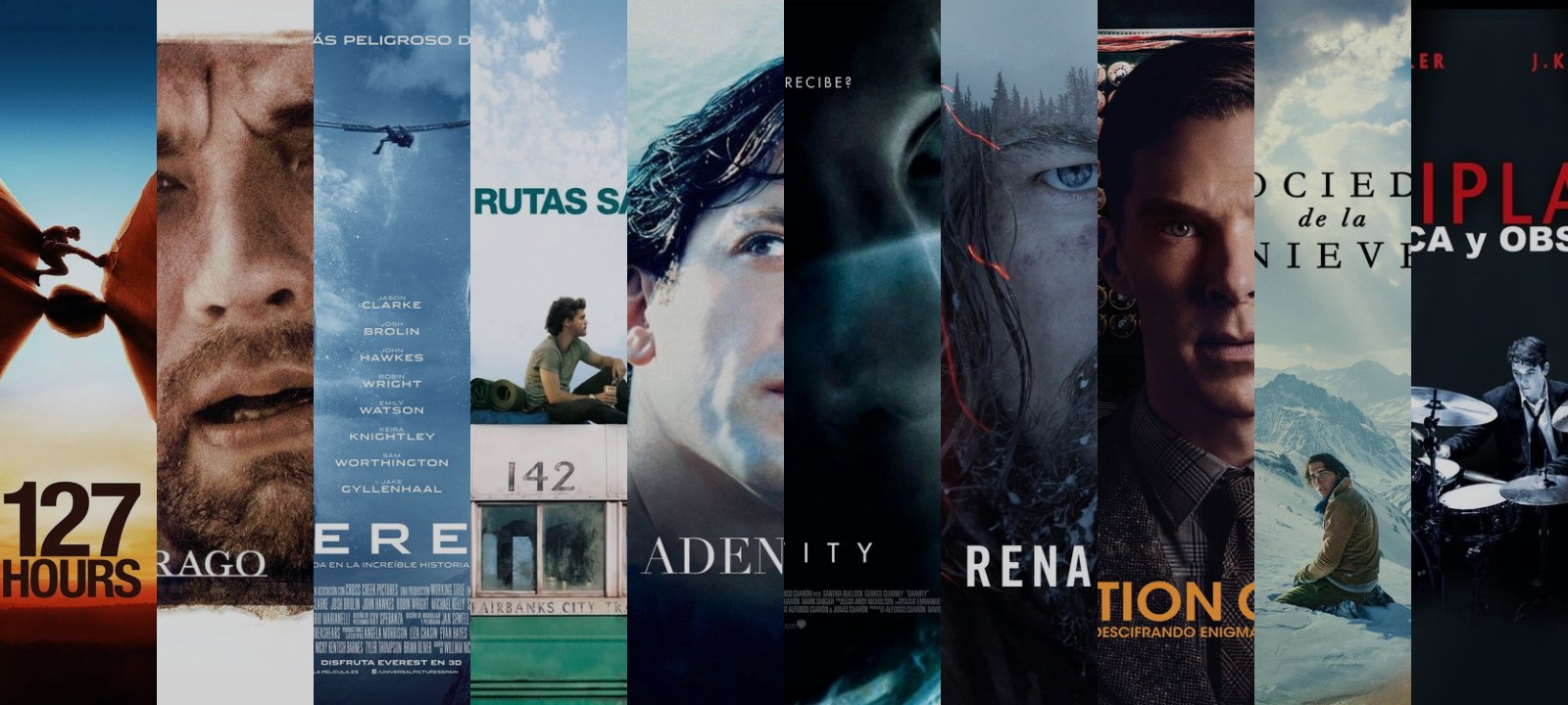 Mosaico de carátulas de las películas de esta guía