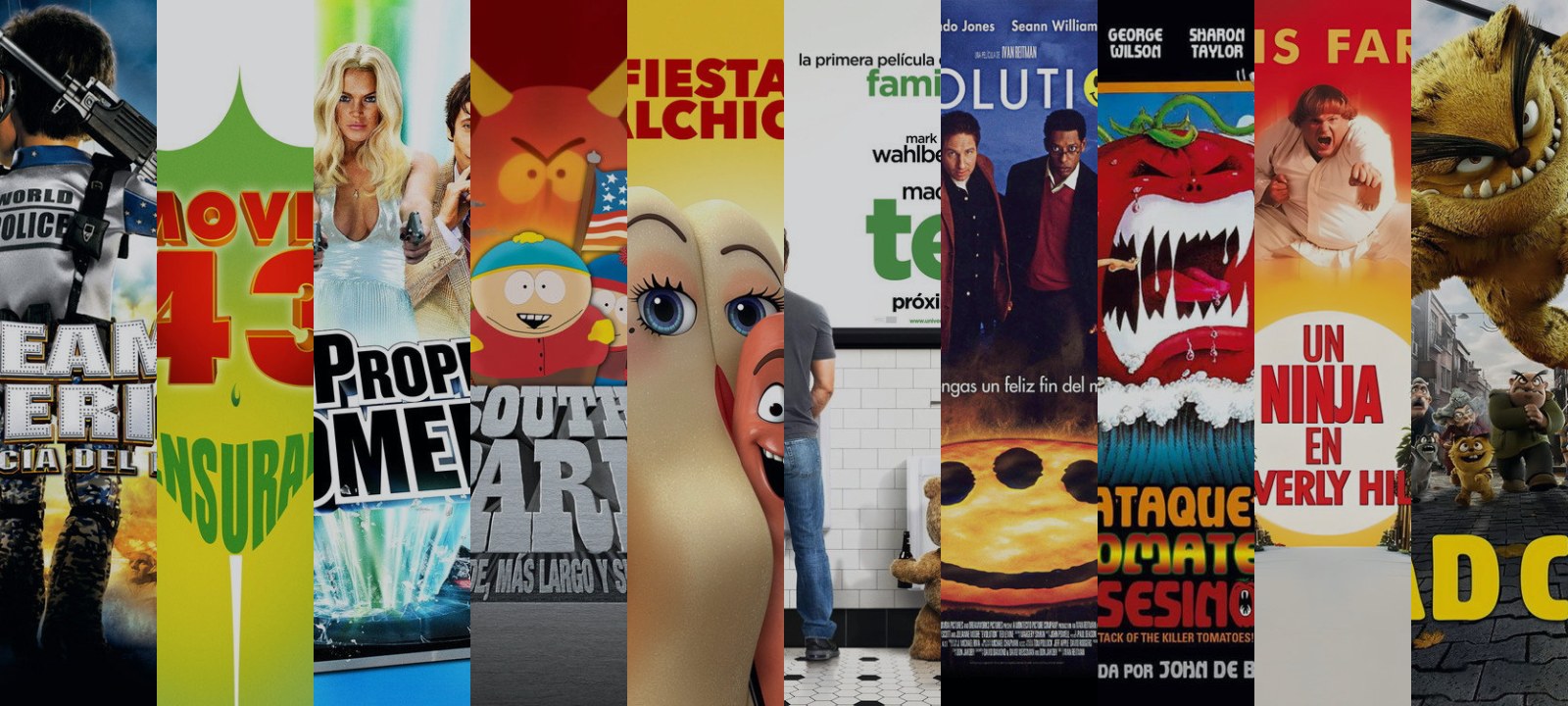 Mosaico de carátulas de las películas de esta guía