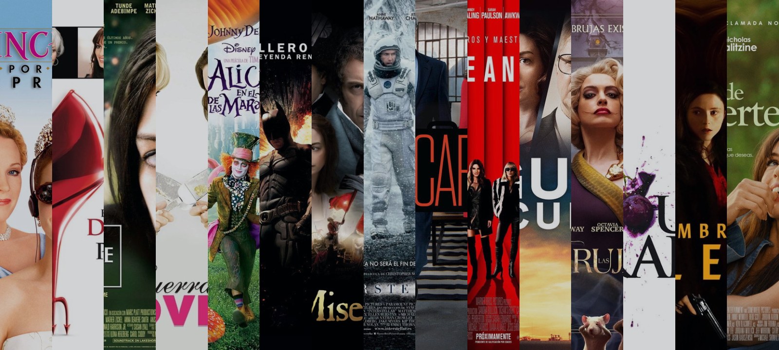 Mosaico de carátulas de las películas de esta guía