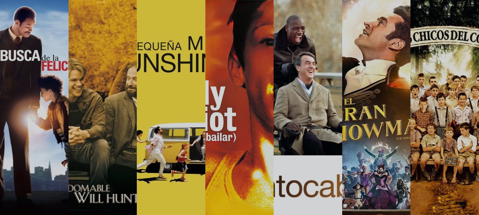Mosaico de carátulas de las películas de esta guía