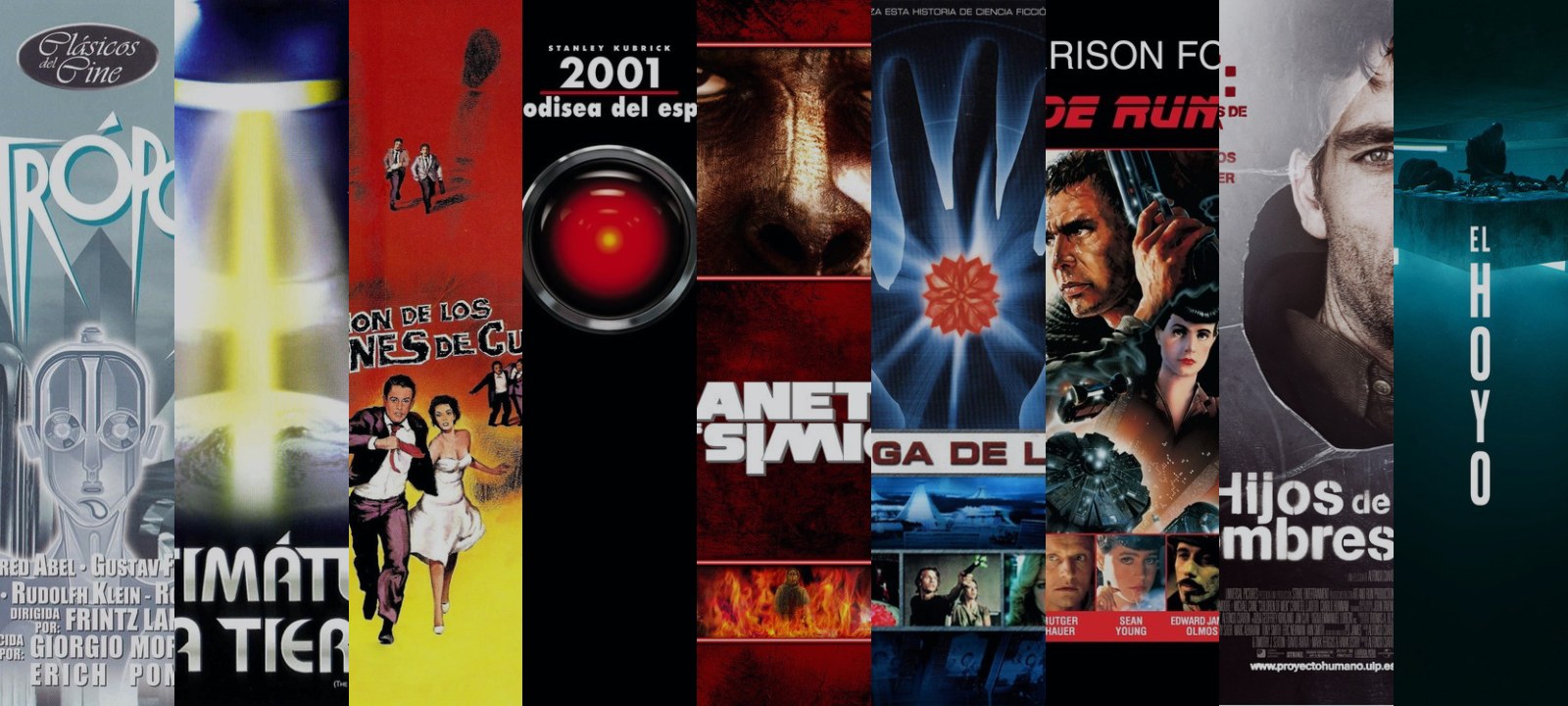 Mosaico de carátulas de las películas de esta guía