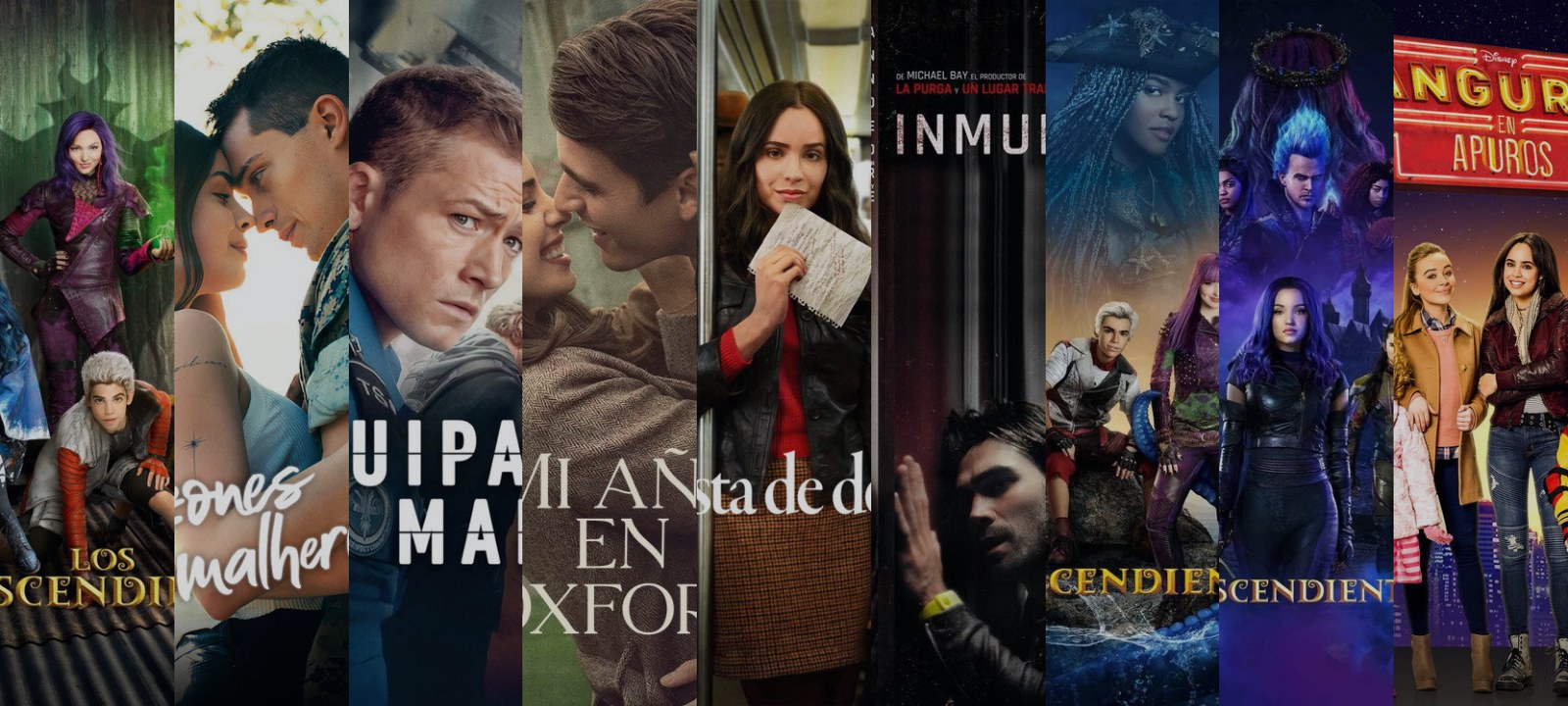 Mosaico de carátulas de las películas de esta guía