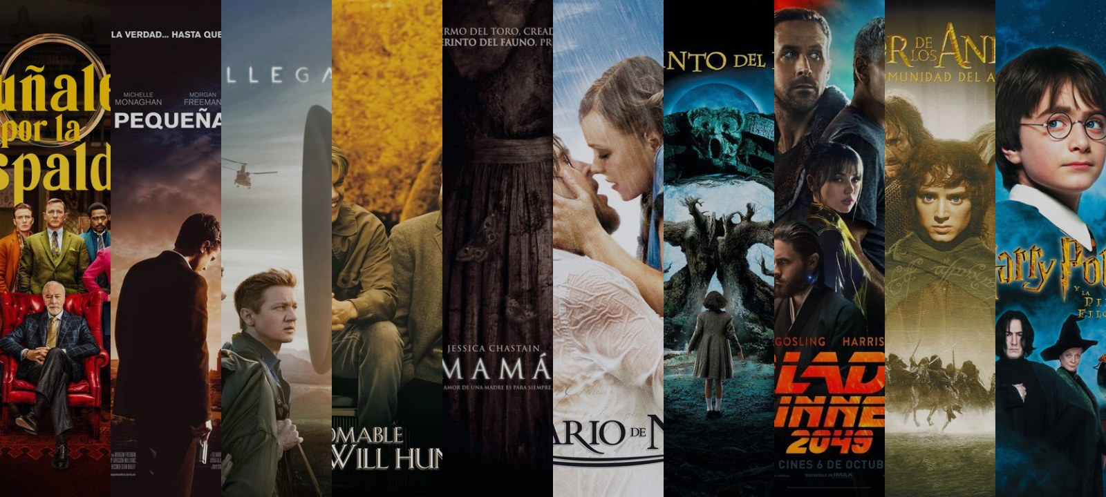 Mosaico de carátulas de las películas de esta guía
