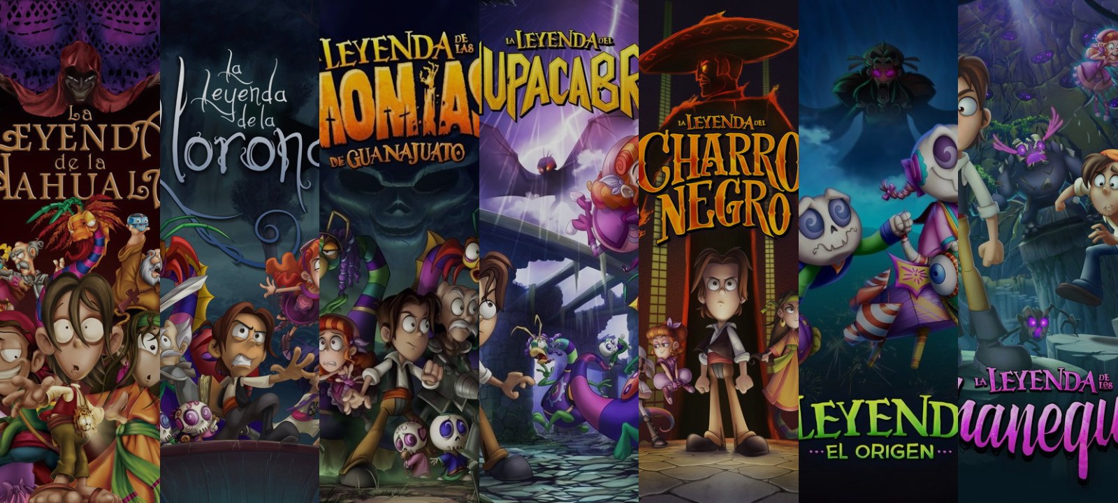 Mosaico de carátulas de las películas de esta guía