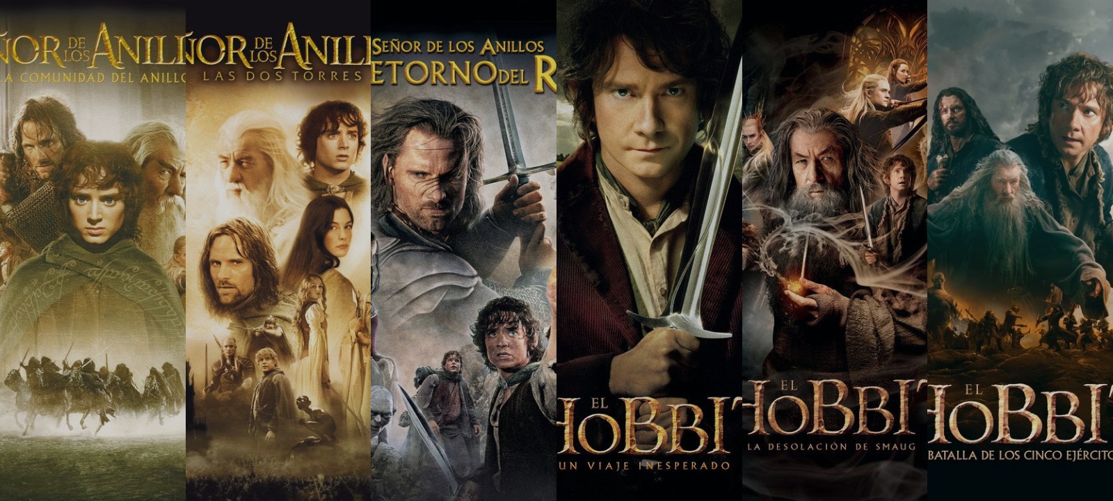 Mosaico de carátulas de las películas de esta guía
