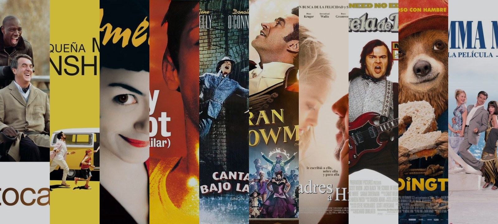 Mosaico de carátulas de las películas de esta guía