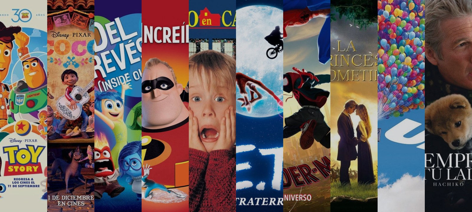 Mosaico de carátulas de las películas de esta guía
