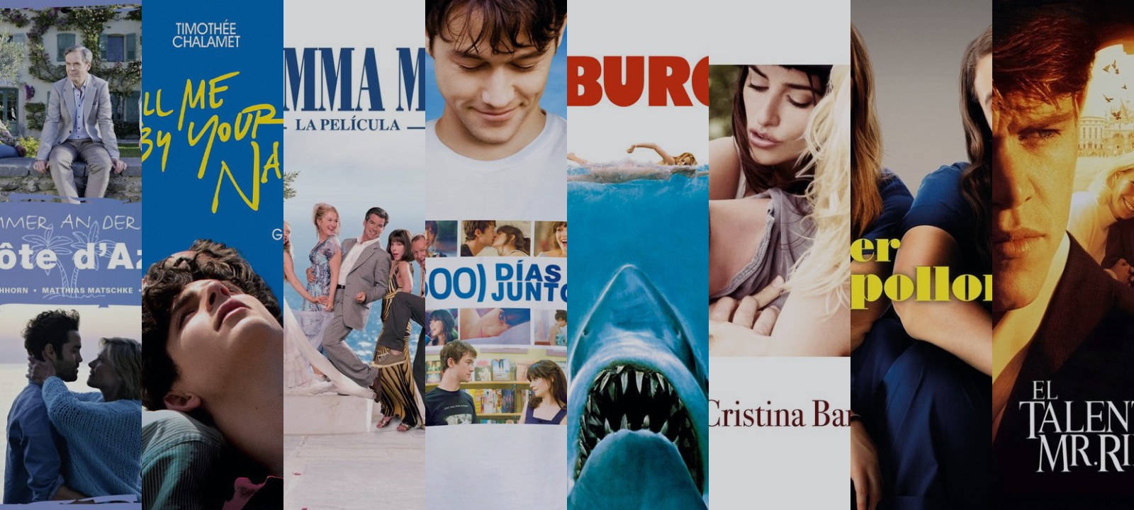 Mosaico de carátulas de las películas de esta guía