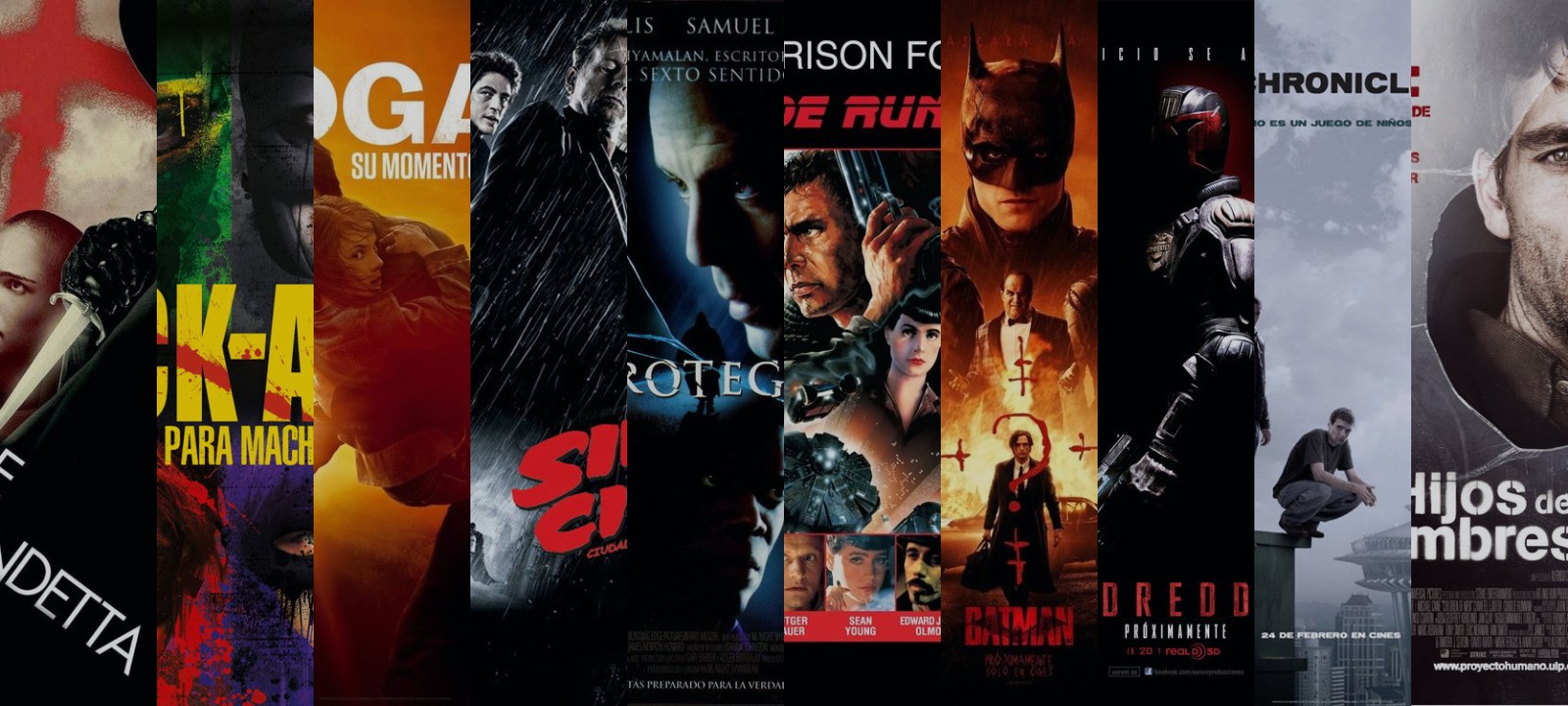 Mosaico de carátulas de las películas de esta guía