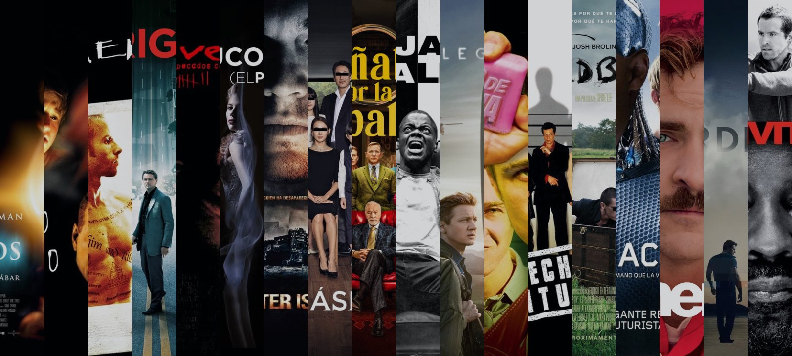Mosaico de carátulas de las películas de esta guía
