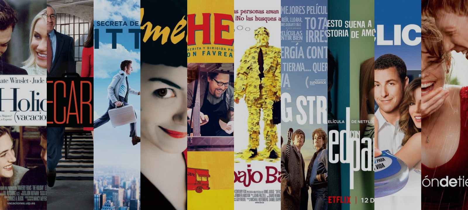 Mosaico de carátulas de las películas de esta guía