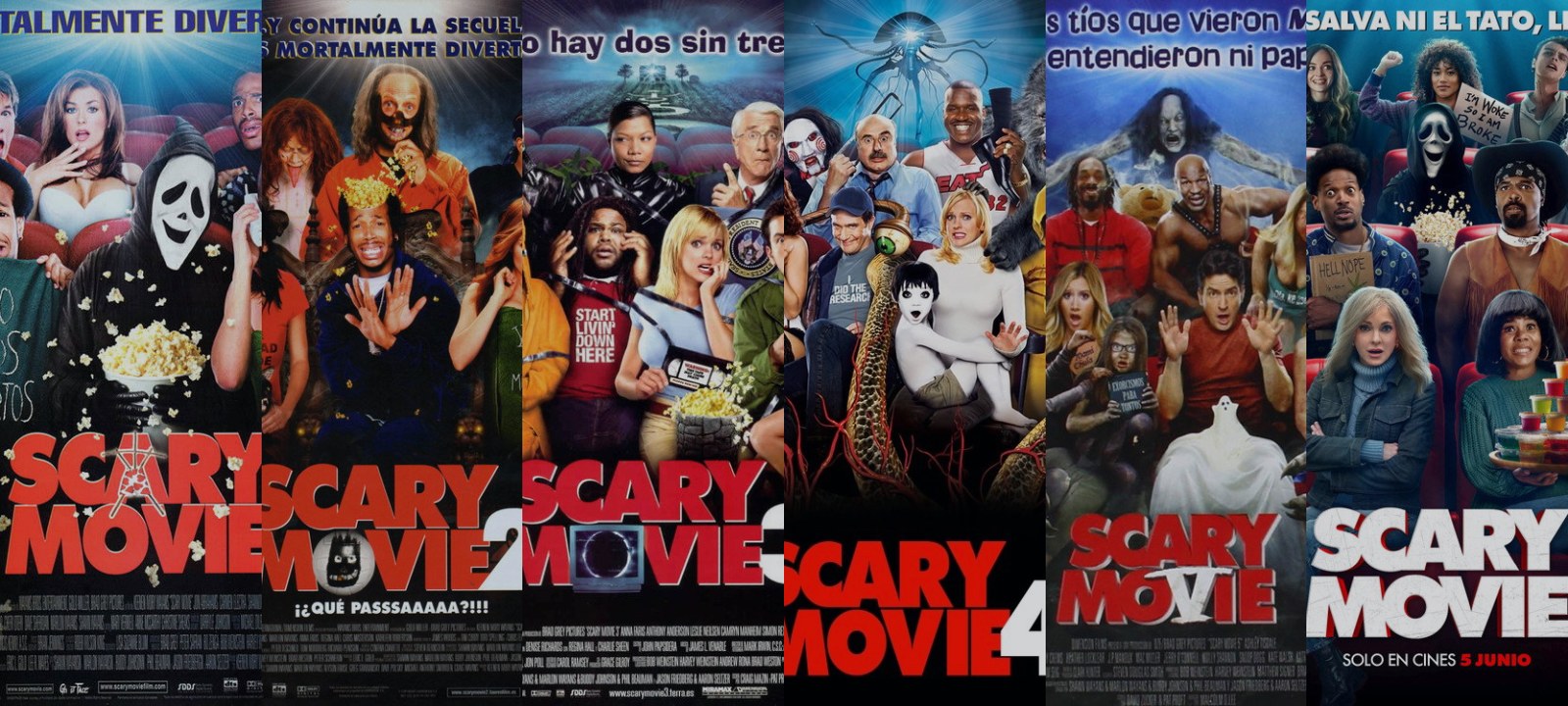 Mosaico de carátulas de las películas de esta guía