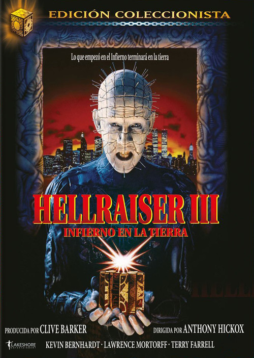 Carátula de Hellraiser III: Infierno en la Tierra