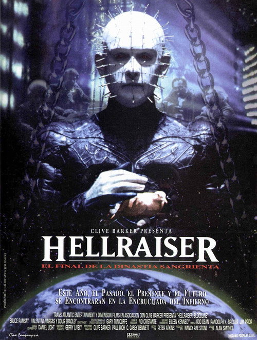 Carátula de Hellraiser IV: El final de la dinastía sangrienta