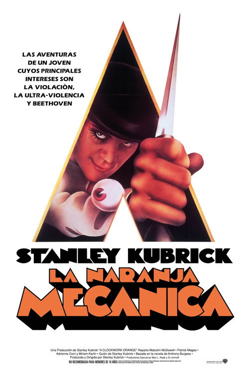 Carátula de La naranja mecánica