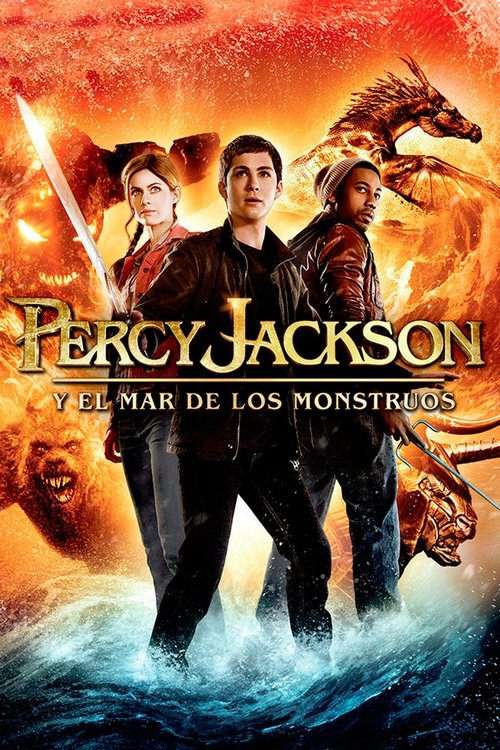 Carátula de Percy Jackson y el mar de los monstruos