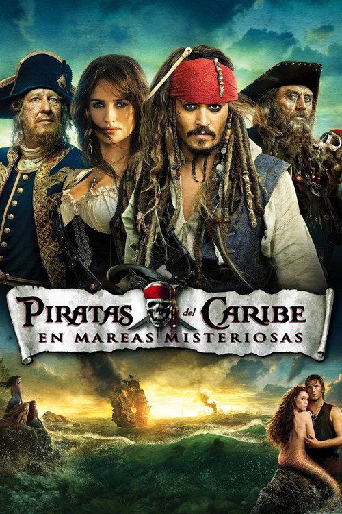 Carátula de Piratas del Caribe: En mareas misteriosas