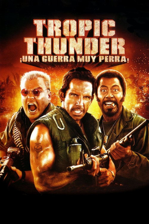 Carátula Tropic Thunder, ¡una guerra muy perra!