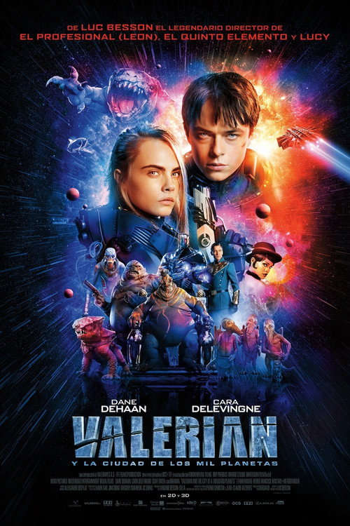 Carátula Valerian y la ciudad de los mil planetas