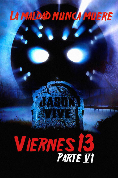 Car&aacute;tula de Viernes 13. 6&ordf; parte: Jason vive