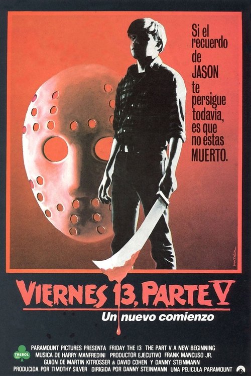 Car&aacute;tula de Viernes 13. Parte V: Un nuevo comienzo