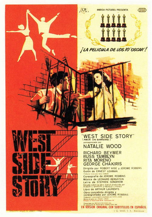 Car&aacute;tula de West Side Story (Amor sin barreras)